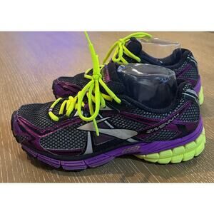 Brooks Ravenna 4 Women's Size 7.5 Running Shoes Purple/Black/Green 1201251B612